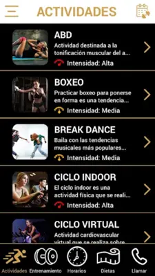 Olympic Fitness Zone android App screenshot 4