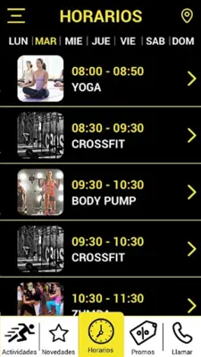 Olympic Fitness Zone android App screenshot 6